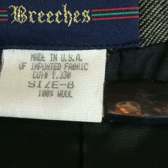 FINAL SALE PRICE Breeches 100% Wool Wrap Skirt in Sz 8 - Picture 3 of 7